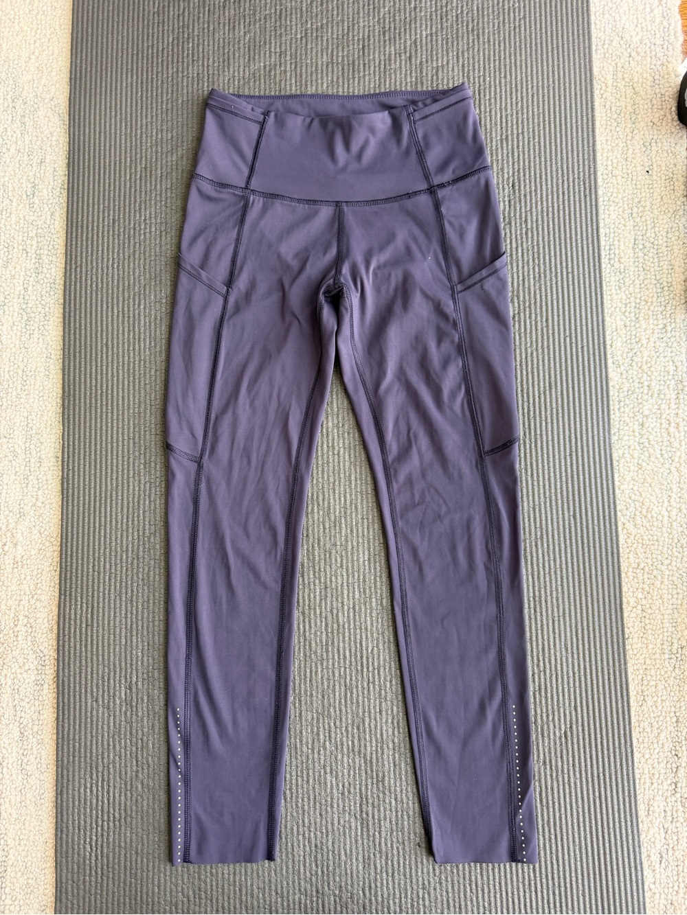 lululemon athletica Fast and Free High-Rise - Navy Sz 4